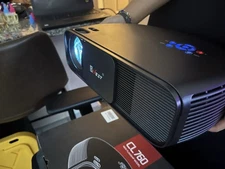 CL760 Newest 1080P Projector, 1080 Full HD LED Home Theater Video Projector,Blac