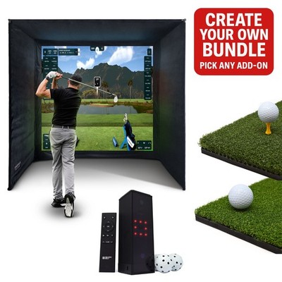SimSpace Golfsimulator Erstellen Sie Ihr eigenes Golfgehäuse Man Cave Sim Room Setup