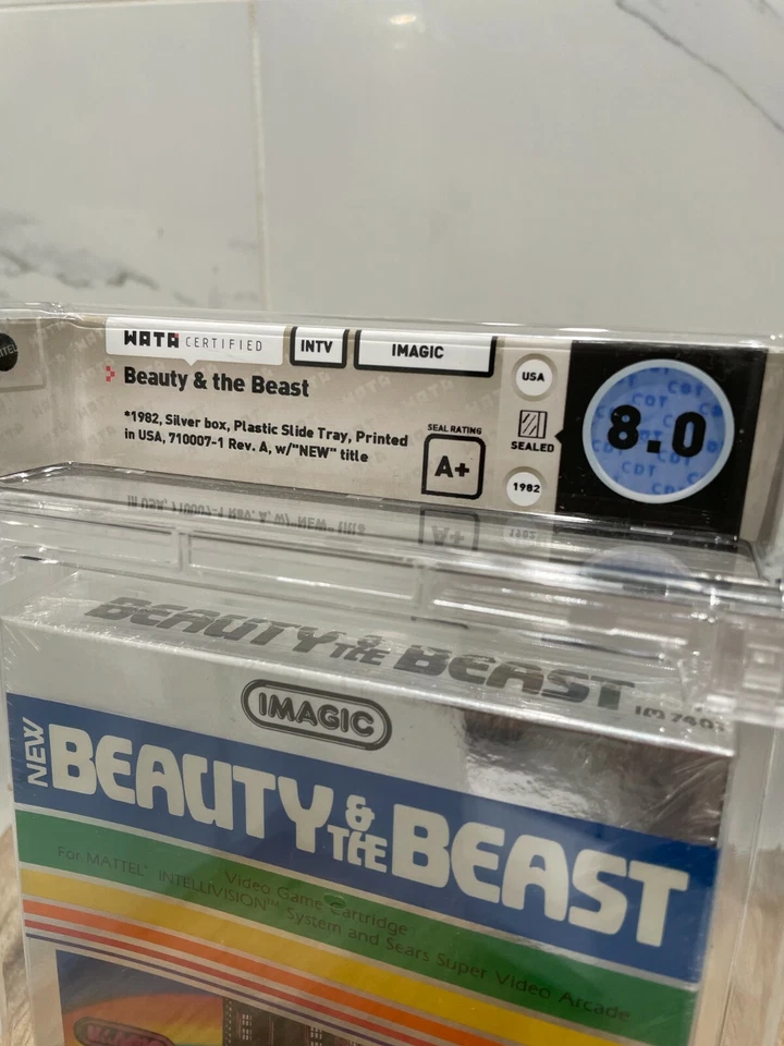 Beauty & The Best Sealed Video Game Wata Graded 8.0 A+ Seal 1982 Intellivision - Image 3 of 4