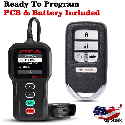 For Honda Accord 2018 2019 2020-2022 Smart Keyless Remote Key Fob CWTWB1G0090