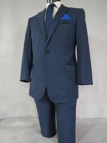 Traje Brooks Brothers Explore Model-Regent Fit Midnight Check delantero plano 42 R - Imagen 2 de 15
