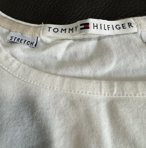 Camisa recortada Babydoll Tommy Hilfiger vintage años 2000 Y2K para mujer talla XL - Imagen 8 de 19