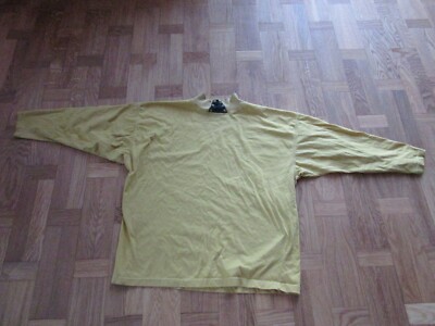 Long sleeve shirt in mustard yellow, Ambrosius Hein, size 44