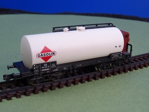 Minitrix 4-achs Kesselwagen Gasolin DB 565-326 guter Zustand 1:160 NB19 - Picture 3 of 4