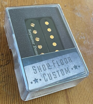 SEYMOUR DUNCAN JB SH-4 HUMBUCKER PICKUP  BLACK WITH GOLD POLES NEW  11102-13-CC