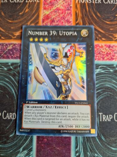 Yu-Gi-Oh! Number 39: Utopia YS13-EN041 Super Rare 1st Edition Near Mint - Picture 1 of 4