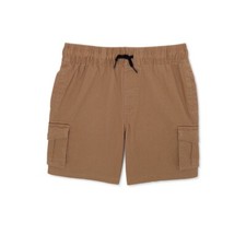 WONDER NATION Boys XS 4-5 Cargo Jogger Shorts Metro Camel