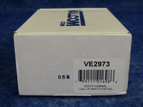 NEW Valcom VE2973 Normal Call Switch with Volume Control, Stainless ...