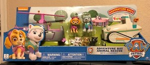 paw patrol adventure bay animal rescue skye and everest