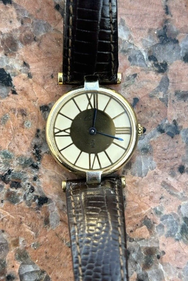 Reloj de Vestir Vintage Must de Cartier Damas Vermeil 24MM Foto 4 de 4
