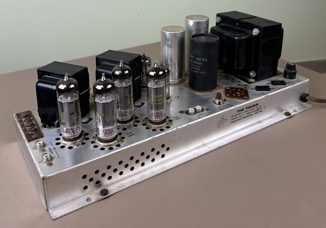 THE FISHER 440A STEREO TUBE AMPLIFIER FOR RESTORATION 