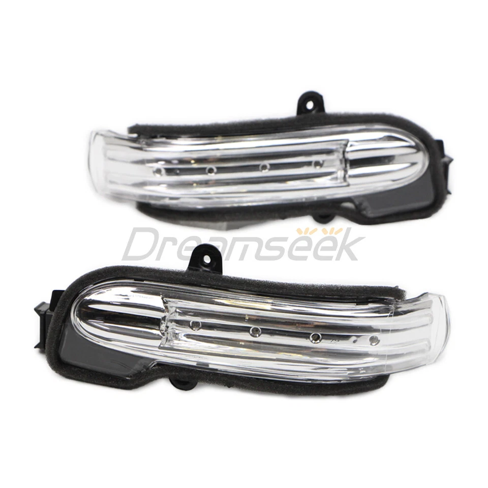 LED Side Rearview Mirror Turn Light for Mercedes-Benz C-Class W203 2001-07 Clear - Image 3 of 4