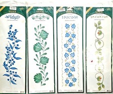 American Traditional Classic Stencil Dimensions 3 part overlay 5"x16" stencils