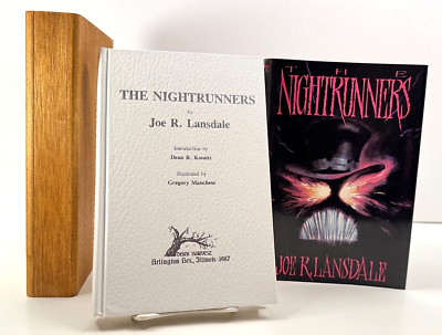Joe R Lansdale Letter E of ONLY 26 ~ THE NIGHTRUNNERS  Dark Harvest 1987 NF w/DJ