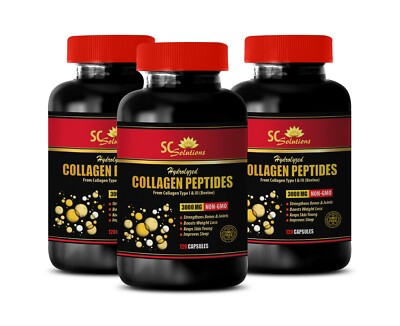 plus hair extra support - COLLAGEN PEPTIDES - bone health men 3 BOTTLE