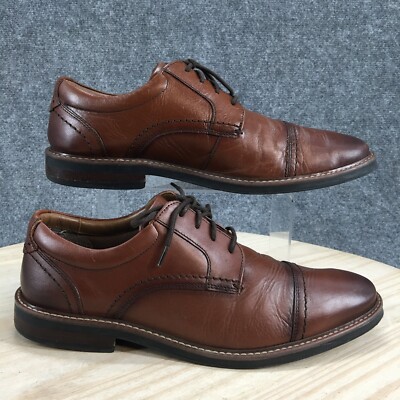 Nunn Bush Men\'s 10.5 M Brown Leather Cap Toe‎ Oxford Shoes Nunn Bush Men main image 4