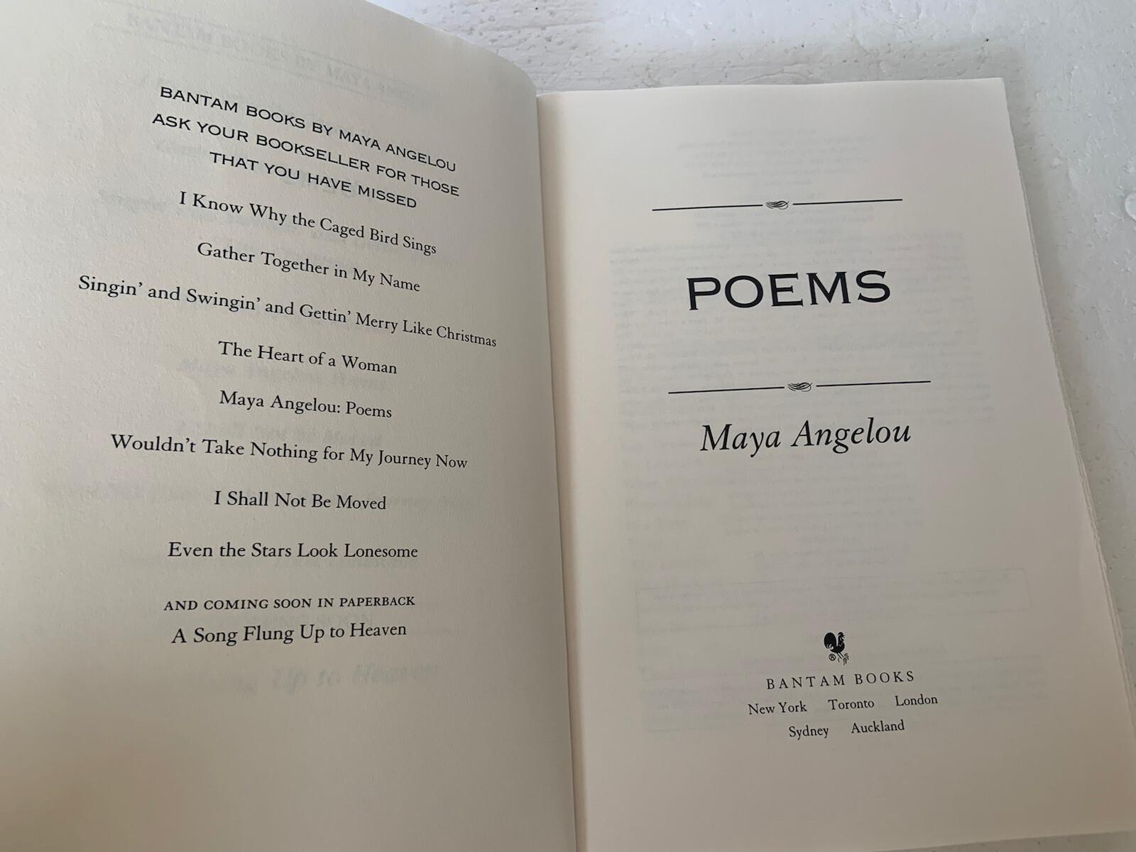 Maya Angelou Poems