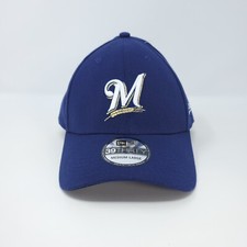 Milwaukee Brewers MLB New Era Diamond Era Classic 39THIRTY Flex Hat Blue Gold