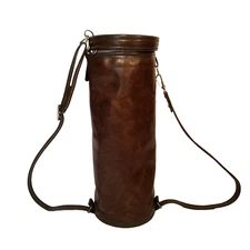 Insulated Wine Bag Bottle Cooler Padded Carrying Case Shoulder Straps Vintage
