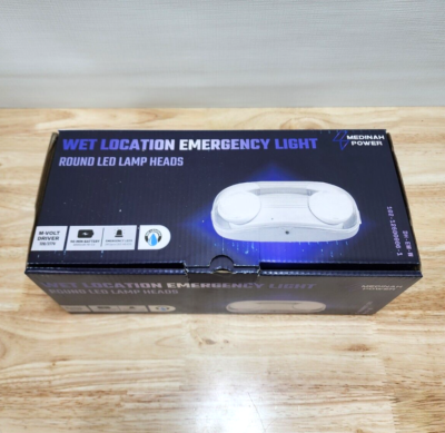 #ad #ad Medinah Power Wet Location Emergency Round LED Lamp 90 Minute Light $8.99
