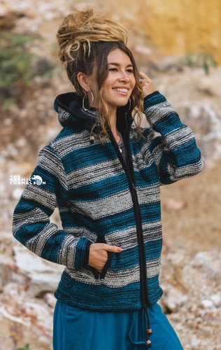 fleece lined wool hoodie