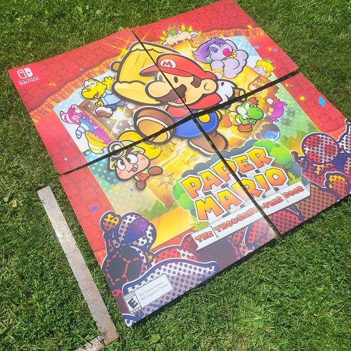 Nintendo Switch Paper Mario The Thousand-Year Door 4pc Poster 4ft X 4ft Gamestop - Picture 3 of 8