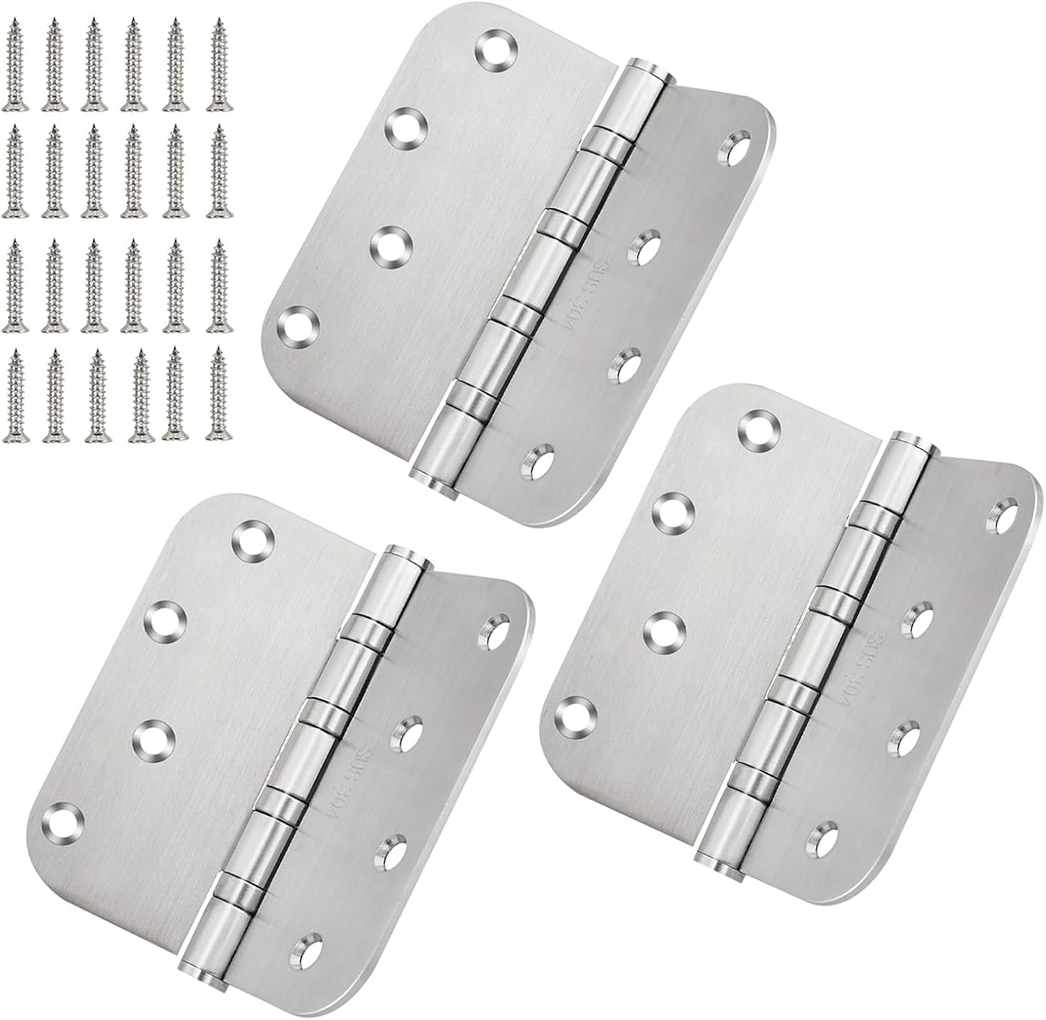 304 Stainless Steel Door Hinges 4 Inch Ball Bearing Door Hinges Interior & Exter