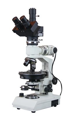 Ore Petrology Mineral Polarizing Microscope 600× with Camera Port & Epi Light