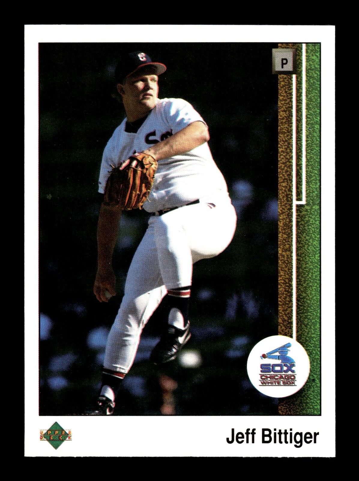 JEFF BITTIGER ⚾ 1989 Upper Deck Baseball #509 Chicago White Sox