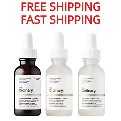 The Ordinary Face Serum Set ！Caffeine Solution 5%+EGCG，Hyaluronic & Niacinamide