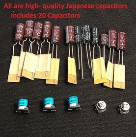 Sega Game Gear 20 Capacitor Replacement Repair Kit /for VA1 one asic or two asic