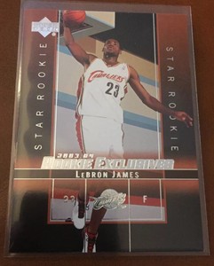 lebron james upper deck rookie