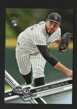 2017 Topps Update Antonio Senzatela RC US127 Father's Day Powder Blue 2/50