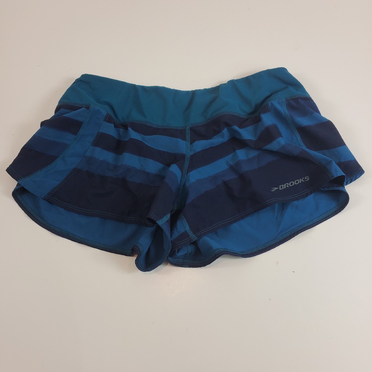 Brooks Women's Running Shorts Medium Blue Brief Liner