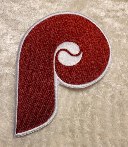 Philadelphia Phillies Retro Iron /Sew On 4" Embroidered Patch~ Free Tracking!