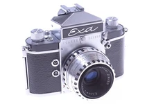 ✅ IHAGEE (EXAKTA) EXA TYPE 6 *MINTY* 35MM CAMERA W/ PRISM, 50MM 2.9 MERITAR LENS