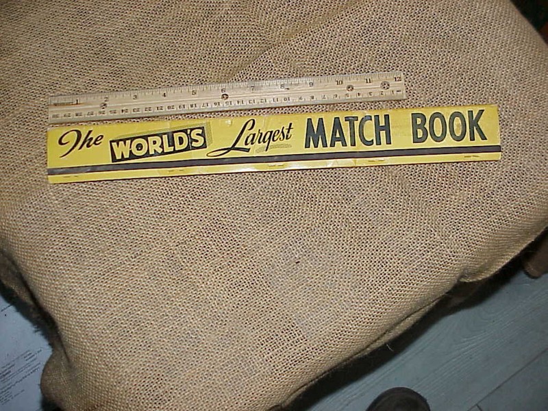 World’s Largest Match Book - Union Illinois Railway Museum