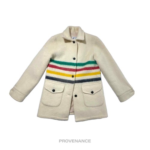 🔴 Hudson's Bay Company HBC 4 Point Wool Blanket Coat W8 eBay