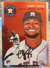 2023 Topps Chrome Platinum Corey Julks RC #256 Houston Astros