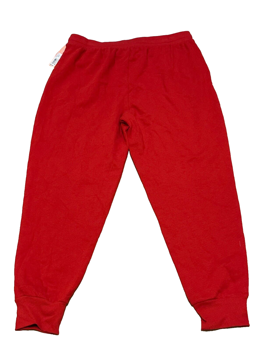 Colsie Womens Large Red Gray Cozy Waistband Straight Pajama Pants from  Target