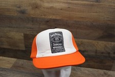 Vintage Jack Daniels Orange / White Cap Hat Snapback