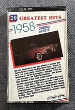 20 Greatest Hits 1958 Various Artist Cassette Tape 1987