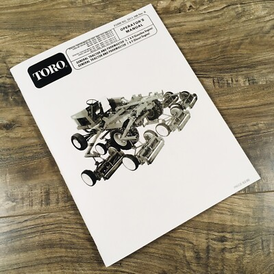 #ad Toro NO. 37038 90001 Thru 10001 and Up General Tractor Operators Manual Owners $19.97