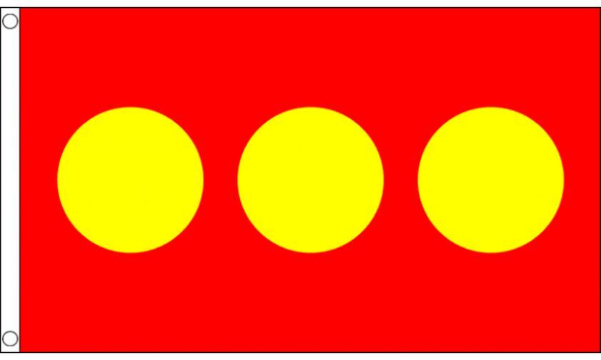 BANDIERA CITTÀ LIBERA DI CHRISTIANIA 90x60cm - BANDIERA DI CHRISTIANIA IN DANIMA