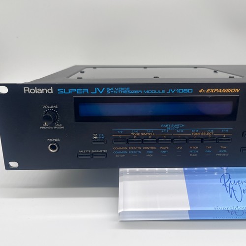Roland JV-1080 Voice Synthesizer Rack Sound Module Used Tested from Japan - Picture 7 of 16
