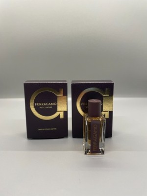 Salvatore Ferragamo Men's Spicy Leather EDP .17 FL OZ 2 PACK TRAVEL SIZE