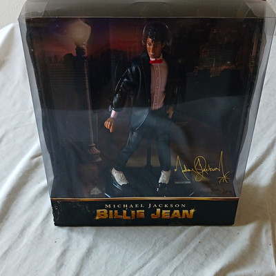 Michael Jackson Billie Jean 10in Poseable Action Figure Boxed w/ Clothes Stand