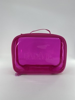 Empty Pink Parivie By Paris Hilton Skin Routine Care Makeup Bag **No Contents