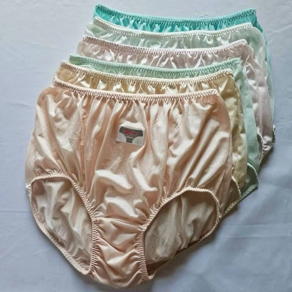 6 PIEZAS Bragas Cadera 32-46 Pulgadas Doble Nylon Entrepierna Resbaladizas Calzoncillos De Colección Unisex Foto 4 de 4