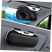 Sunglass Holder for Car Visor Clip, Car Accessories Visor Glasses Holder, Black